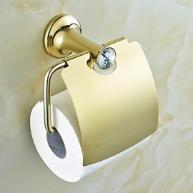 Toilet Paper Holders, 1 pc Contemporary Brass Toilet Paper Holder Bathroom