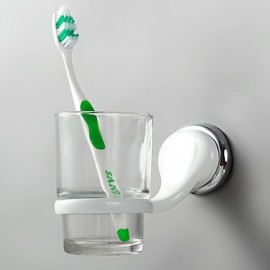 Toothbrush Holder, 1 pc Contemporary Brass Zinc Alloy Toothbrush Holder Bathroom