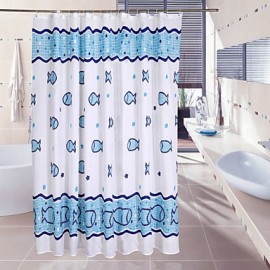 Shower Curtains Neoclassical Polyester Animal Machine Made