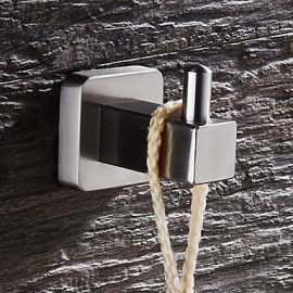 Robe Hooks, Modern Hooks Stainless steel Non Skid Solid Color Square N A Foam