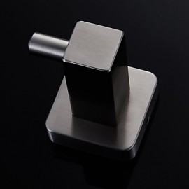 Robe Hooks, Modern Hooks Stainless steel Non Skid Solid Color Square N A Foam