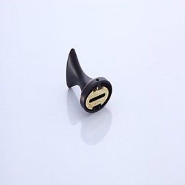 Towel Bars, 1pc High Quality Modern Contemporary Metal Robe Hook Wall Mounted