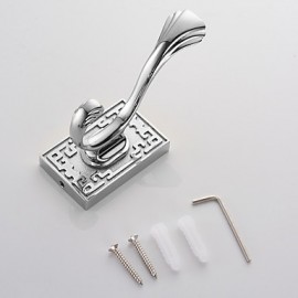 Robe Hooks, Modern Robe Hook Zinc Alloy Creative Rectangle N A