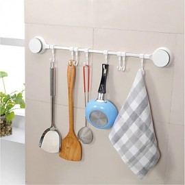 Robe Hooks, Modern Hooks plastic Non Skid Scroll Rectangle N A