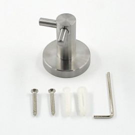 Towel Bars, 1 pc High Quality Stainless Steel Robe Hook Bathroom