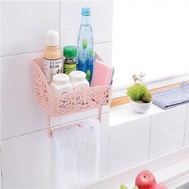 Towel Bars, 1 pc Neoclassical PP Bathroom Shelf Bathroom