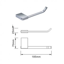 Toilet Paper Holders, 1pc High Quality Contemporary Brass Robe Hook