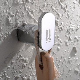 Bathroom Products, 1pc High Quality Contemporary Brass Robe Hook