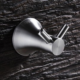 Robe Hooks, Modern Hooks Stainless steel Solid Color Round Shape