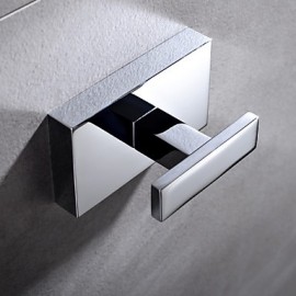 Robe Hooks, 1 pc Contemporary Brass Robe Hook Bathroom