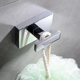 Robe Hooks, 1 pc Contemporary Brass Robe Hook Bathroom