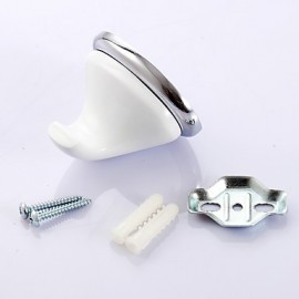 Robe Hooks, 1 pc High Quality Contemporary Brass Stainless Steel Robe Hook Bathroom