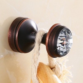 Robe Hooks, Archaistic Modern Contemporary Coat Hooks Bronze Square