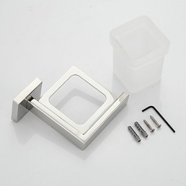 Bathroom Products, 1 pc Contemporary Stainless Steel Toothbrush Holder Bathroom