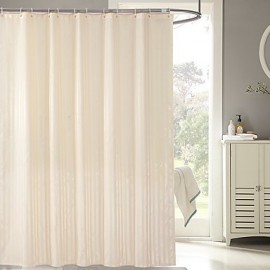 Shower Curtains Modern PEVA Geometric Machine Made