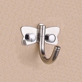 Robe Hooks, 1pc High Quality Contemporary Stainless Steel Robe Hook