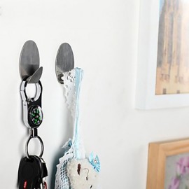 Robe Hooks, Modern Hooks Stainless steel Non Skid Solid Oval