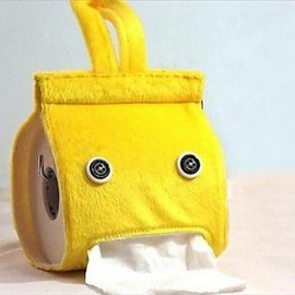 Toilet Paper Holders, 1pc Portable Eco-friendly Cute Textile Toilet Paper Holder