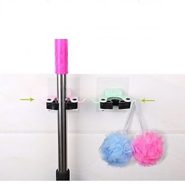 Bathroom Gadgets, 1pc PVC Boutique Professional Level Wall Mount Simple Multi-functional Hooks Bath Organization