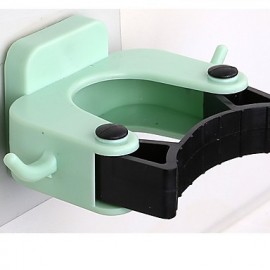 Bathroom Gadgets, 1pc PVC Boutique Professional Level Wall Mount Simple Multi-functional Hooks Bath Organization