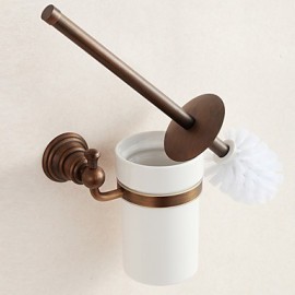 Toilet Brush Holder, 1 pc Antique Brass Toilet Brush Holder Bathroom