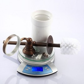 Toilet Brush Holder, 1 pc Antique Brass Toilet Brush Holder Bathroom