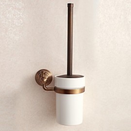 Toilet Brush Holder, 1 pc Antique Brass Toilet Brush Holder Bathroom