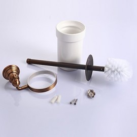 Toilet Brush Holder, 1 pc Antique Brass Toilet Brush Holder Bathroom