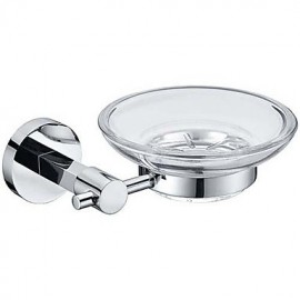 Soap Dishes, 1pc Removable Contemporary Brass Glass Soap Dishes & Holders