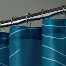 Shower Curtains Modern Polyester Stripe Machine Made