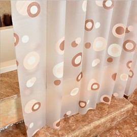 Shower Curtains Neoclassical PEVA Polka Dot Machine Made