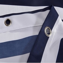 Shower Curtains Neoclassical Polyester Stripe Machine Made