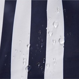 Shower Curtains Neoclassical Polyester Stripe Machine Made