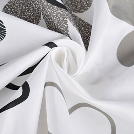 Shower Curtains Neoclassical Polyester Floral Botanical Machine Made