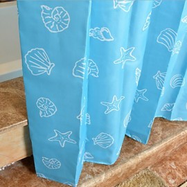 Shower Curtains Neoclassical Polyester Cartoon Machine Made