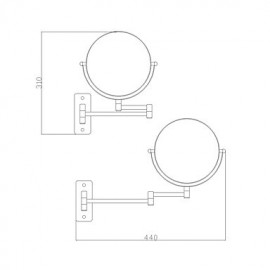 Bathroom Gadgets, 1 pc Brass Stainless Steel Modern Contemporary Bathroom Gadget Shower Accessories Bathroom