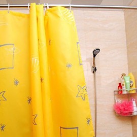 Shower Curtains Modern Polyester Geometric Machine Made