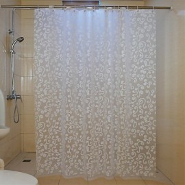 Shower Curtains Modern PEVA Geometric Machine Made