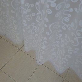 Shower Curtains Modern PEVA Geometric Machine Made