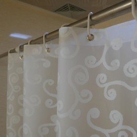 Shower Curtains Modern PEVA Geometric Machine Made