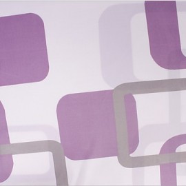 Shower Curtains Neoclassical Polyester Geometric Machine Made