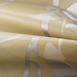 Shower Curtains Modern PEVA Floral Botanical Machine Made