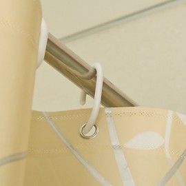 Shower Curtains Modern PEVA Floral Botanical Machine Made