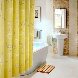 Shower Curtains Barroco Poly Cotton Blend Animal Hand Made