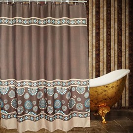 Bathroom Products, Shower Curtains Modern Polyester Novelty Machine Made