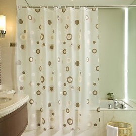 Shower Curtains Modern PEVA Novelty Machine Made
