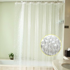 Shower Curtains, 1pc Shower Curtains Modern PEVA Bathroom