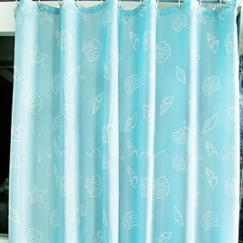 Shower Curtains, 1pc Shower Curtains Modern PEVA Bathroom