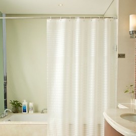 Shower Curtains, 1pc Shower Curtains Modern PEVA Bathroom