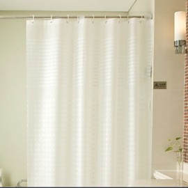 Shower Curtains, 1pc Shower Curtains Modern PEVA Bathroom